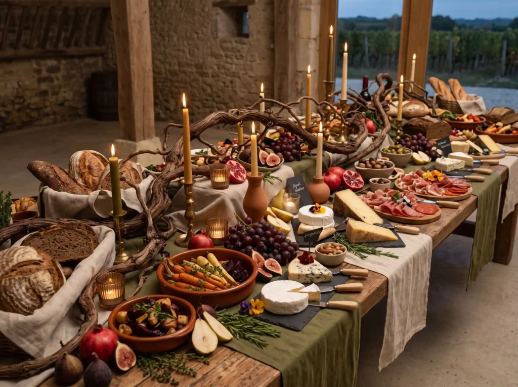 Harvest Grazing Table Inspiration European coun Harvest grazing table centerpiece K