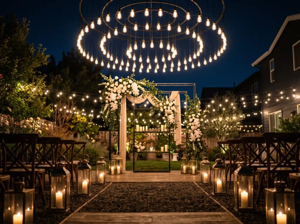 Starlight Courtyard Celebration Inspiration Des Courtyard celebration with decor… K