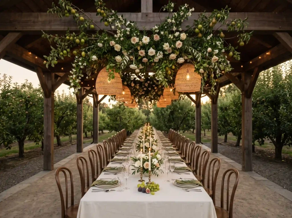 Orchard Pavilion Supper Inspiration Family orch Orchard pavilion supper elegant …