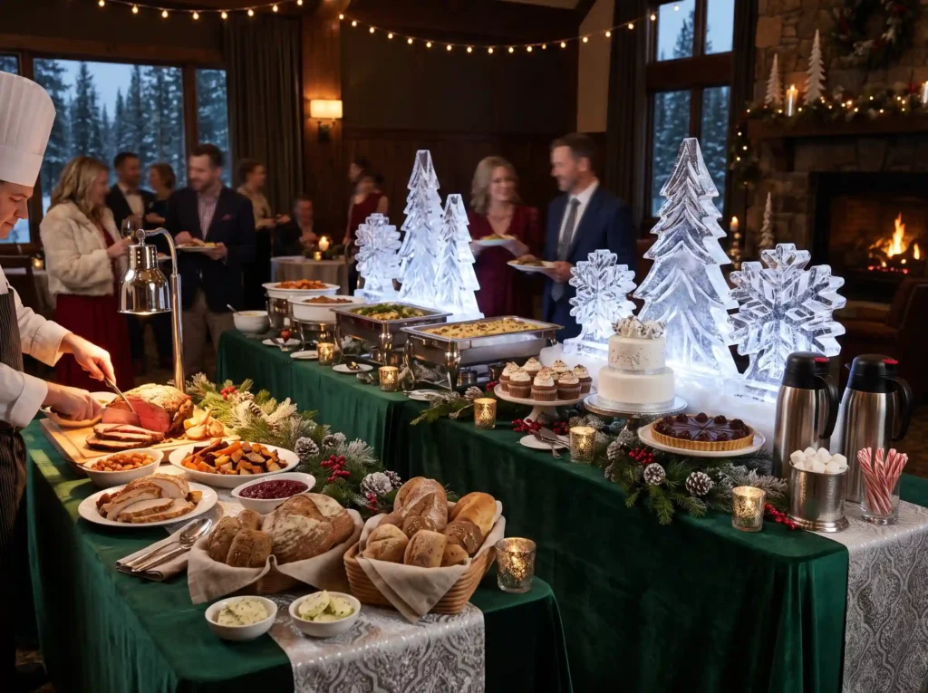 Winter Evergreen Buffet Inspiration Cozy season Winter Evergreen Buffet K