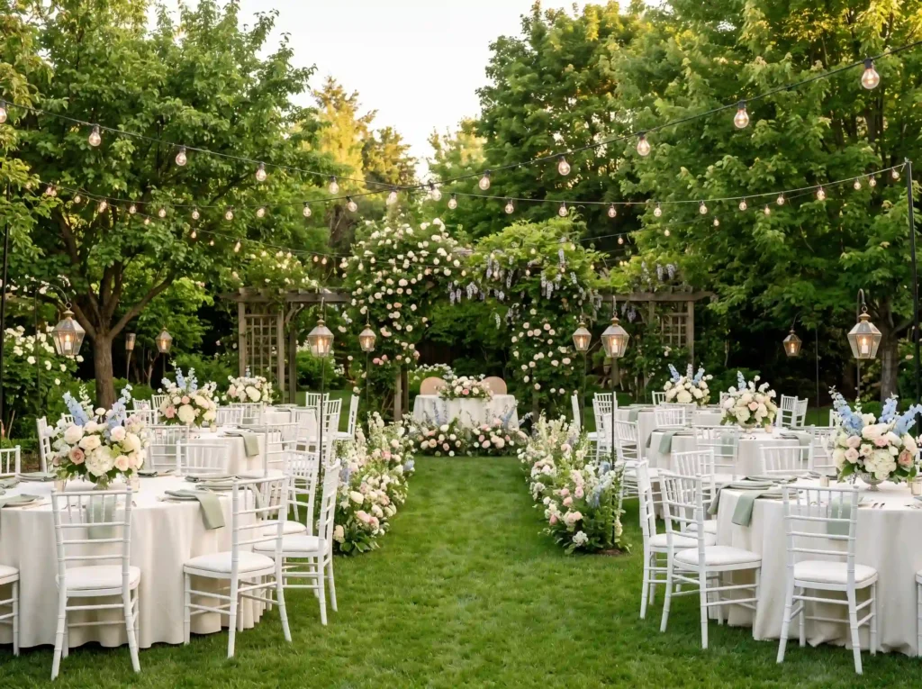 English Garden Afternoon Inspiration Inspired b English garden reception afternoon K