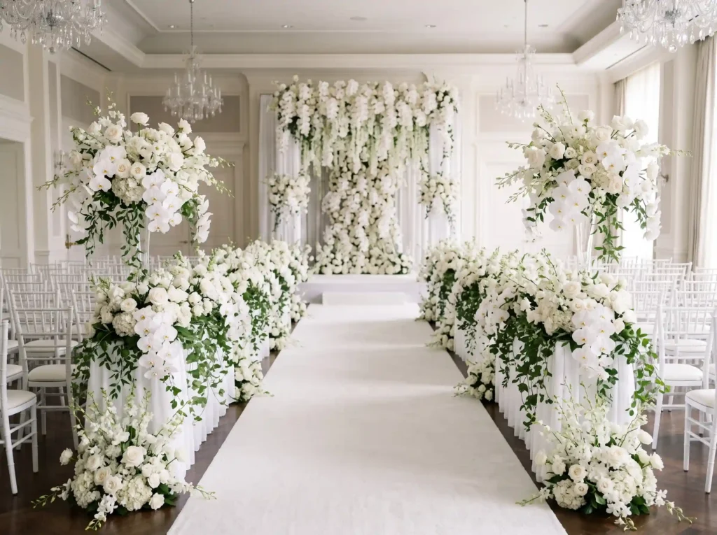 Orchid Waterfall Passage Inspiration Inspired b Orchid waterfall wedding ceremony K