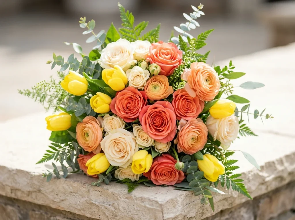 Citrus Orchard Glow Inspiration Fresh orchard h Citrus orchard bridal bouquet