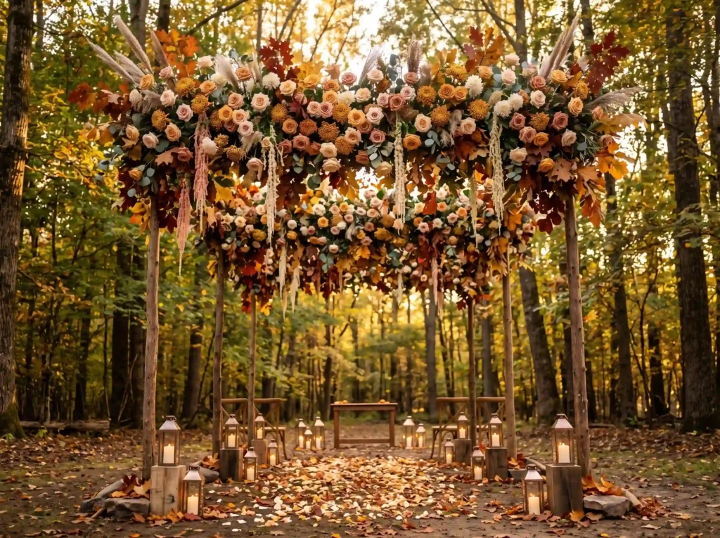 Golden Canopy Ceremony Inspiration Inspired by Golden Canopy Ceremony woodland …
