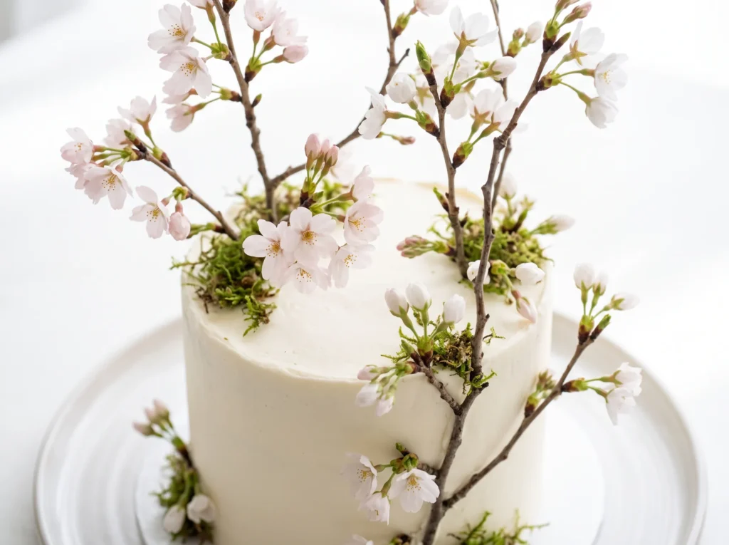 Cherry Blossom Grace Inspiration The fleeting b Cherry blossom wedding cake K