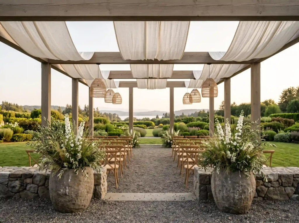 Riverstone Boho Pavilion Inspiration Inspired b Boho pavilion with natural textures