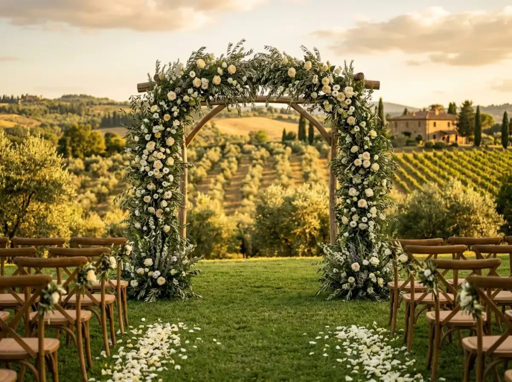 Olive Grove Ceremony Arch