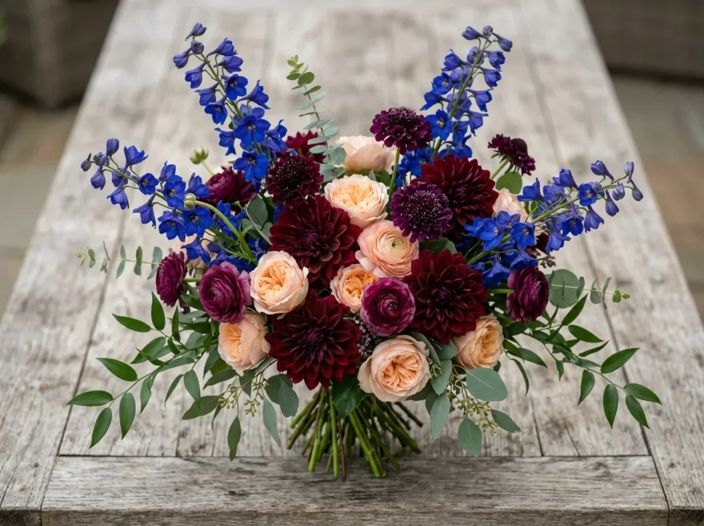 Sapphire Garden Symphony bouquet