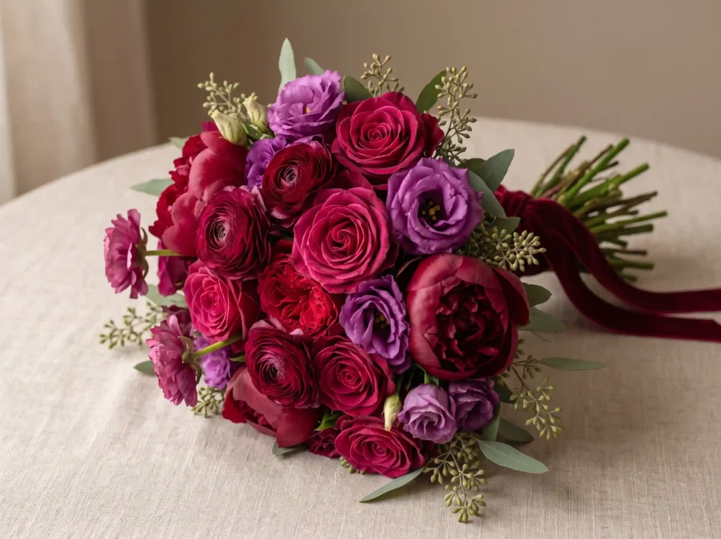 23 Jewel Tone Wedding Flowers That Feel Bold and Breathtaking