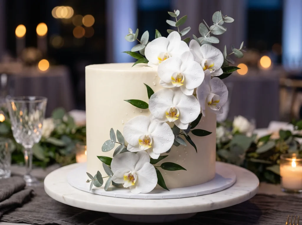 Moonlight Orchid Cake Inspiration A sophisticat Moonlight Orchid Cake K