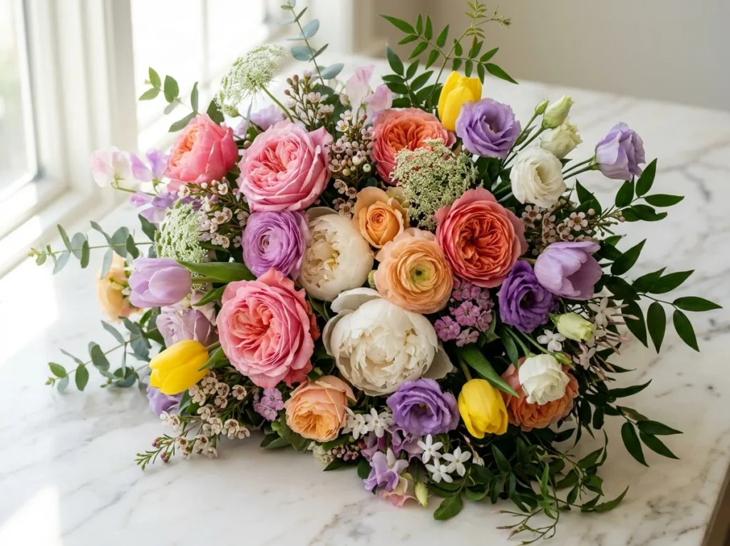 Everlasting Garden Jubilee Inspiration A grand Garden Jubilee bouquet seasonal …