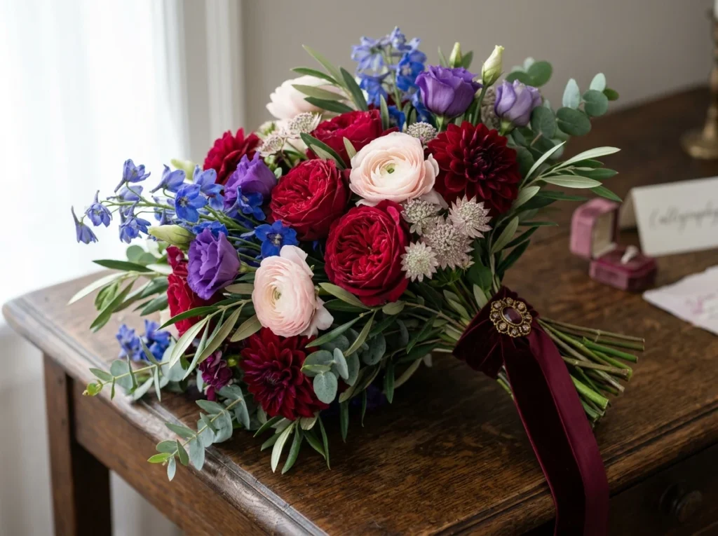 Jewel Box Heirloom Bouquet Inspiration Inspired Jewel Box Heirloom Bouquet