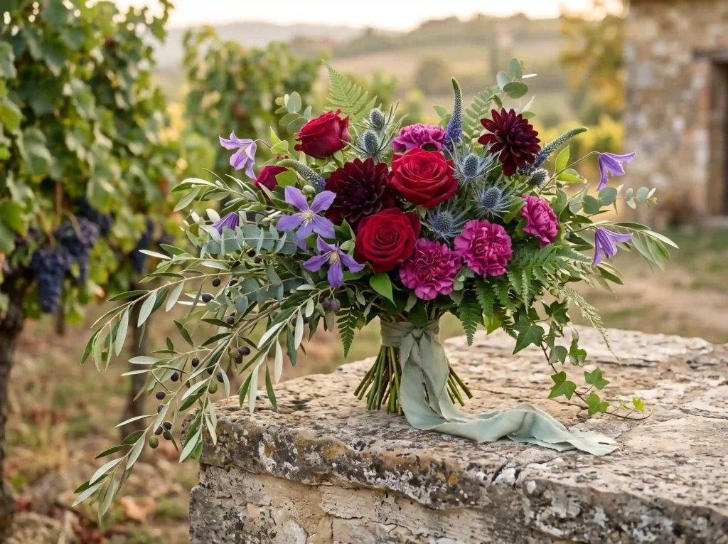 Emerald Vineyard Bloom Inspiration Inspired by f Emerald Vineyard Bloom bouquet K