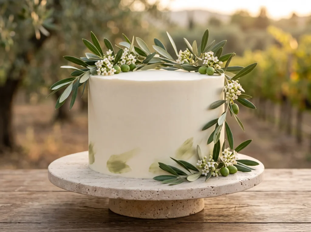 Olive Grove Elegance Cake Inspiration Mediterran Olive Grove Elegance Cake K