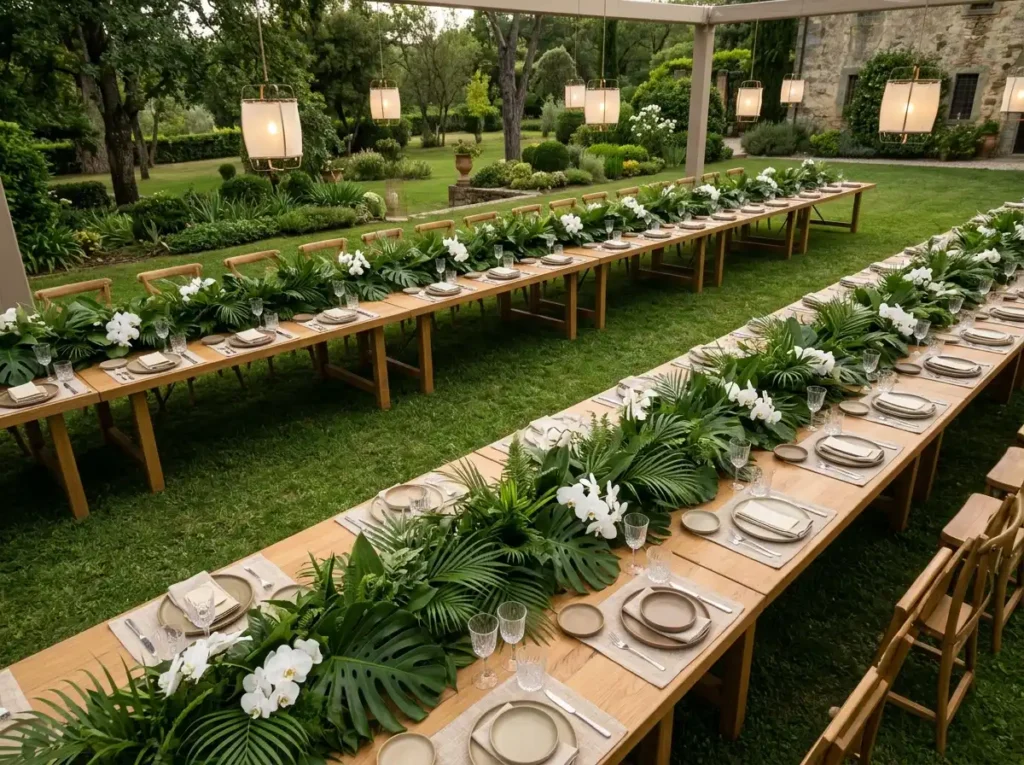 Botanical estate banquet reception