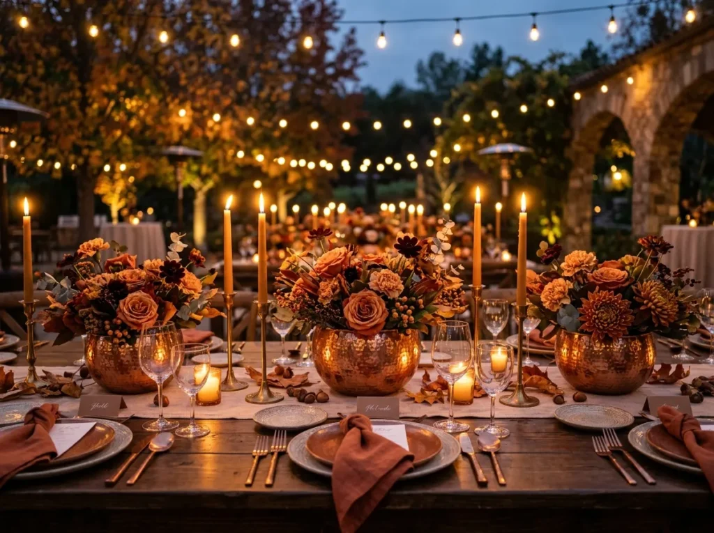 Copper Harvest Elegance table