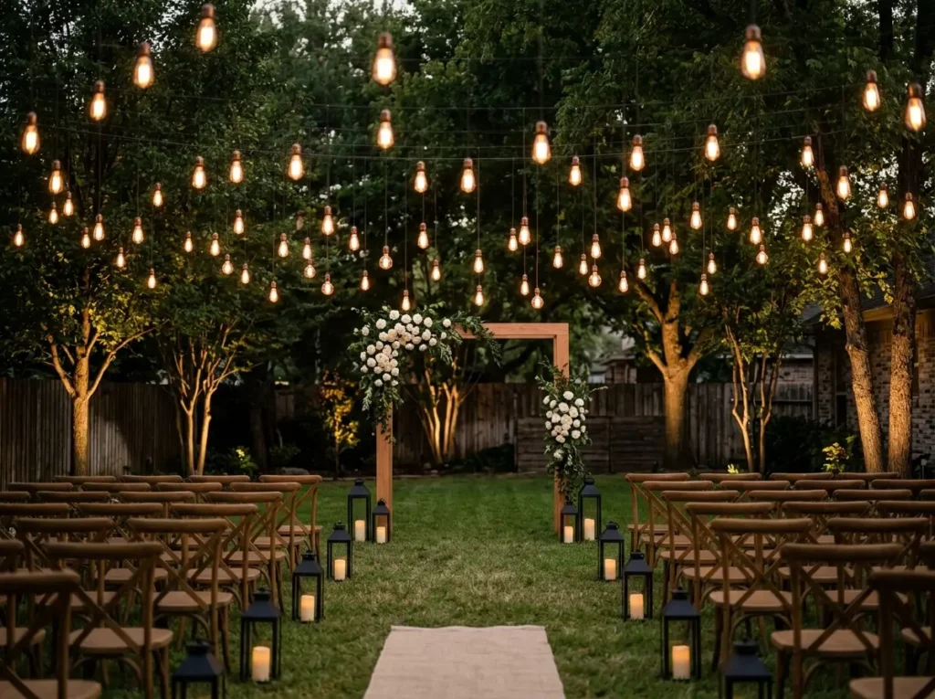 Edison bulbs floating constellat…
