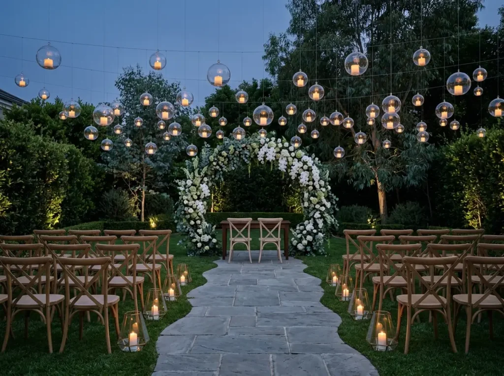 Glass globe garden lights instal…