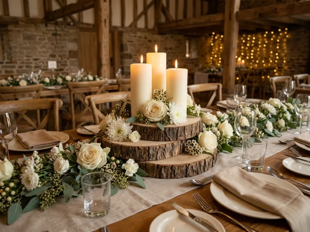Woodland candle centerpiece rece…