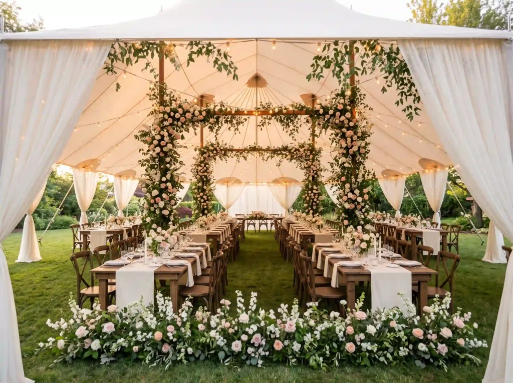 Garden Pavilion in Bloom Inspiration Inspired by Garden pavilion reception tent K