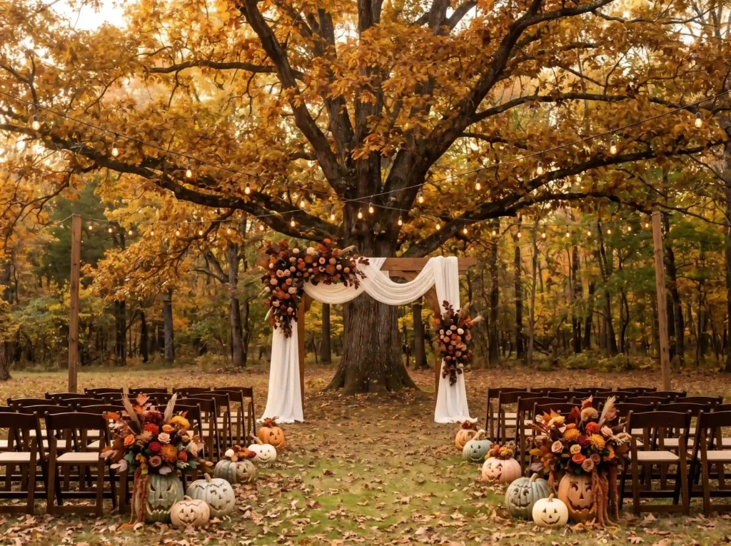 Harvest Oak Ceremony Inspiration Inspired by cen Harvest Oak Ceremony K