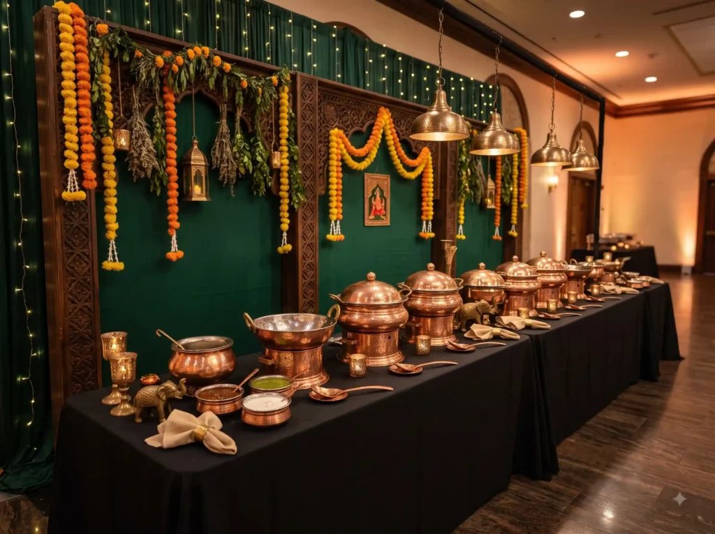 Royal Copper Curry Pavilion Inspiration Inspired Royal Copper Curry Pavilion buffet