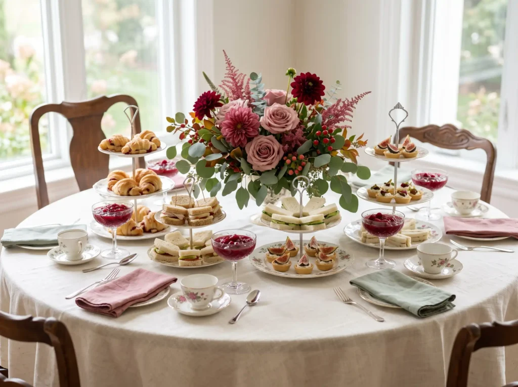 Cranberry Brie Tea Sandwich Salon Inspiration A Cranberry and brie tea sandwiches