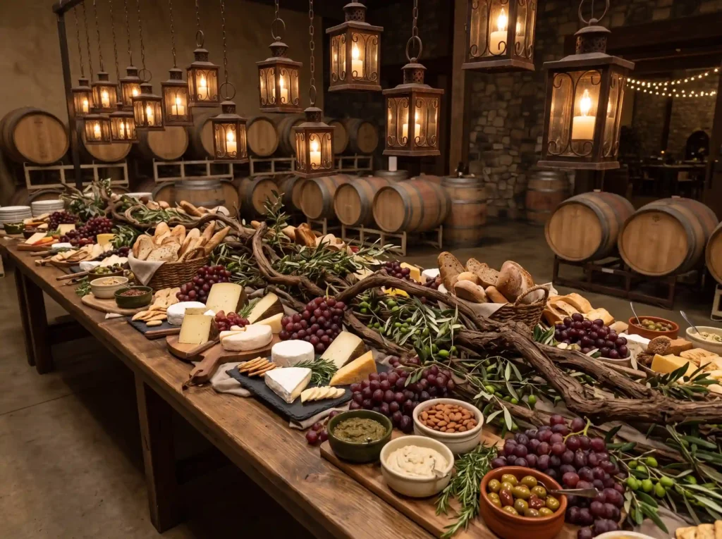 Vineyard Harvest Runway Inspiration A celebratio Vineyard harvest charcuterie run… K