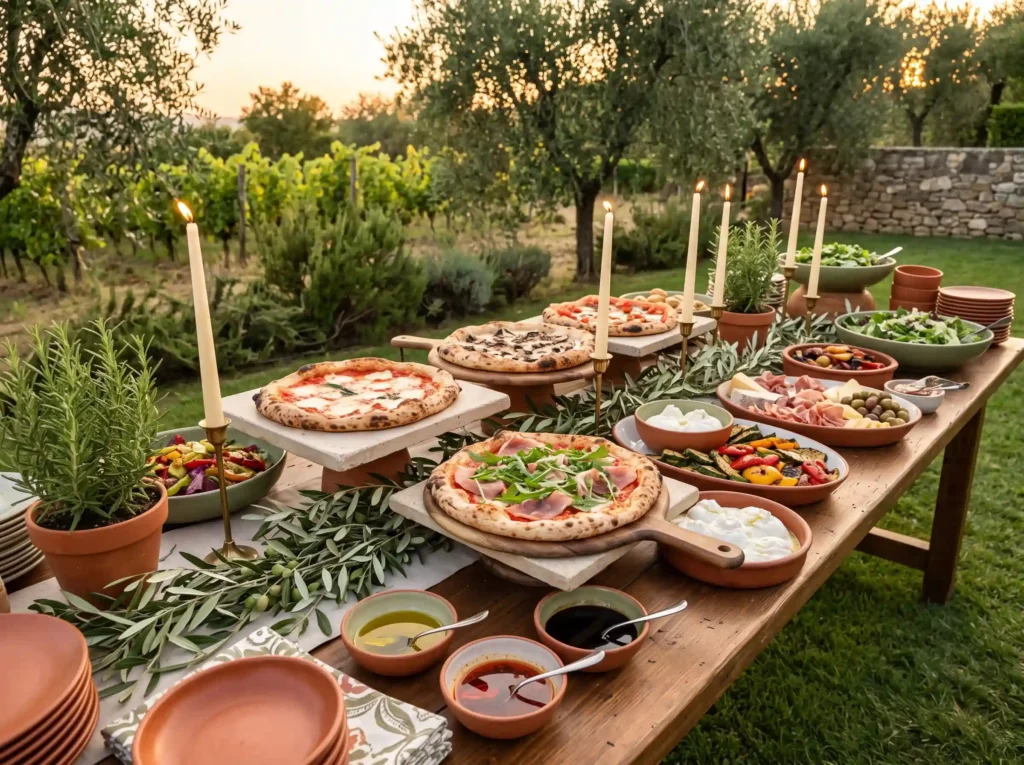 Wood Fired Pizza Garden Buffet Inspiration The o Wood fired pizza garden buffet K
