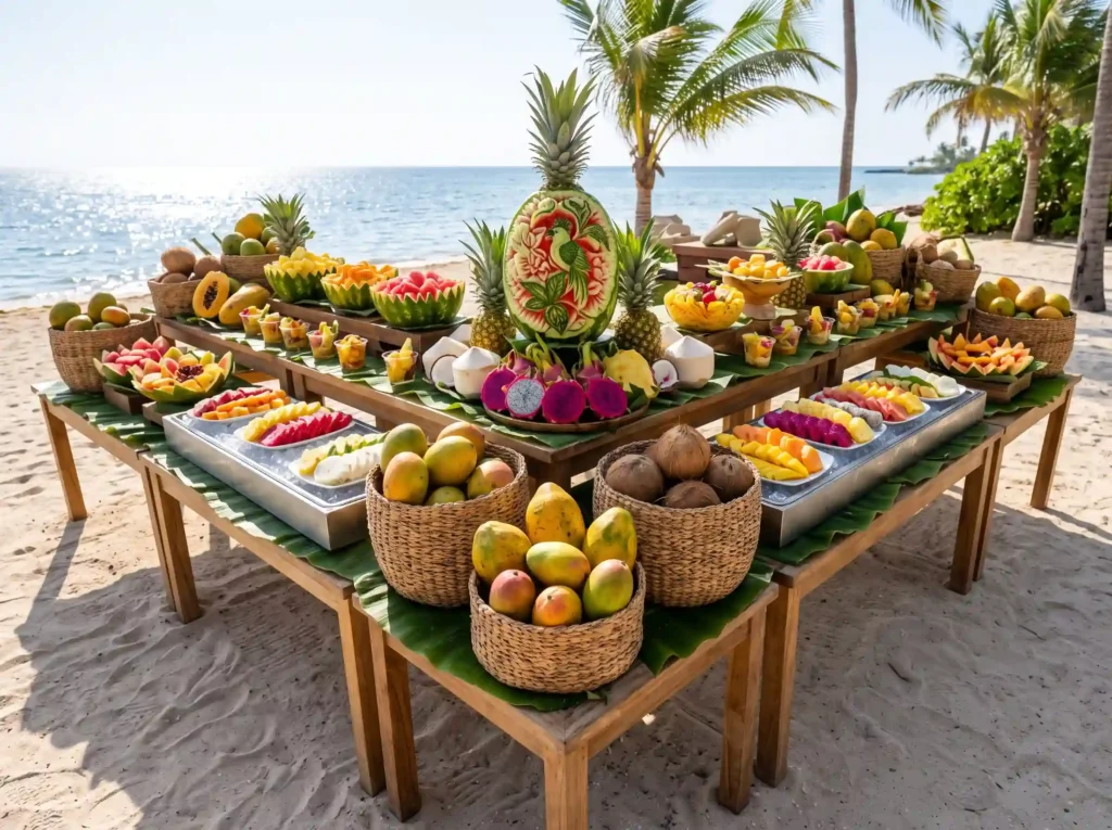 Island Fruit Market Inspiration Borrowing the ab Tropical fruit market display K