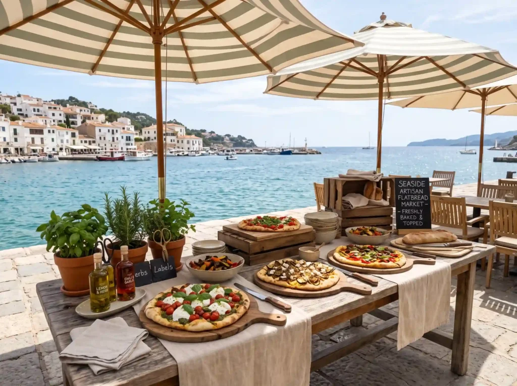 Seaside Artisan Flatbread Market Inspiration Eur Seaside artisan flatbread market K