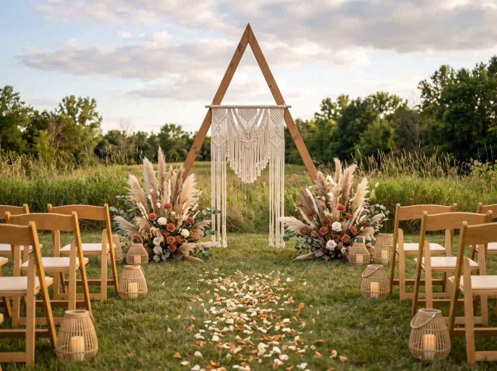 Macramé Meadow Altar Inspiration Inspired by the Macramé meadow altar design K