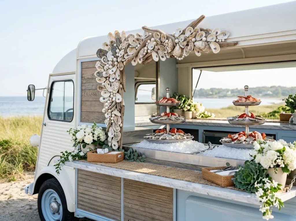 Coastal Oyster Seafood Cart Inspiration Bringing Coastal Oyster Seafood Cart