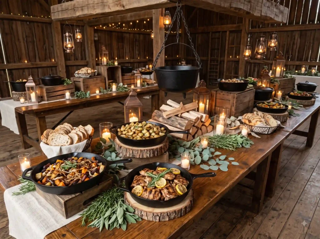 Fireside Cast Iron Feast Inspiration Inspired by Fireside cast iron feast display