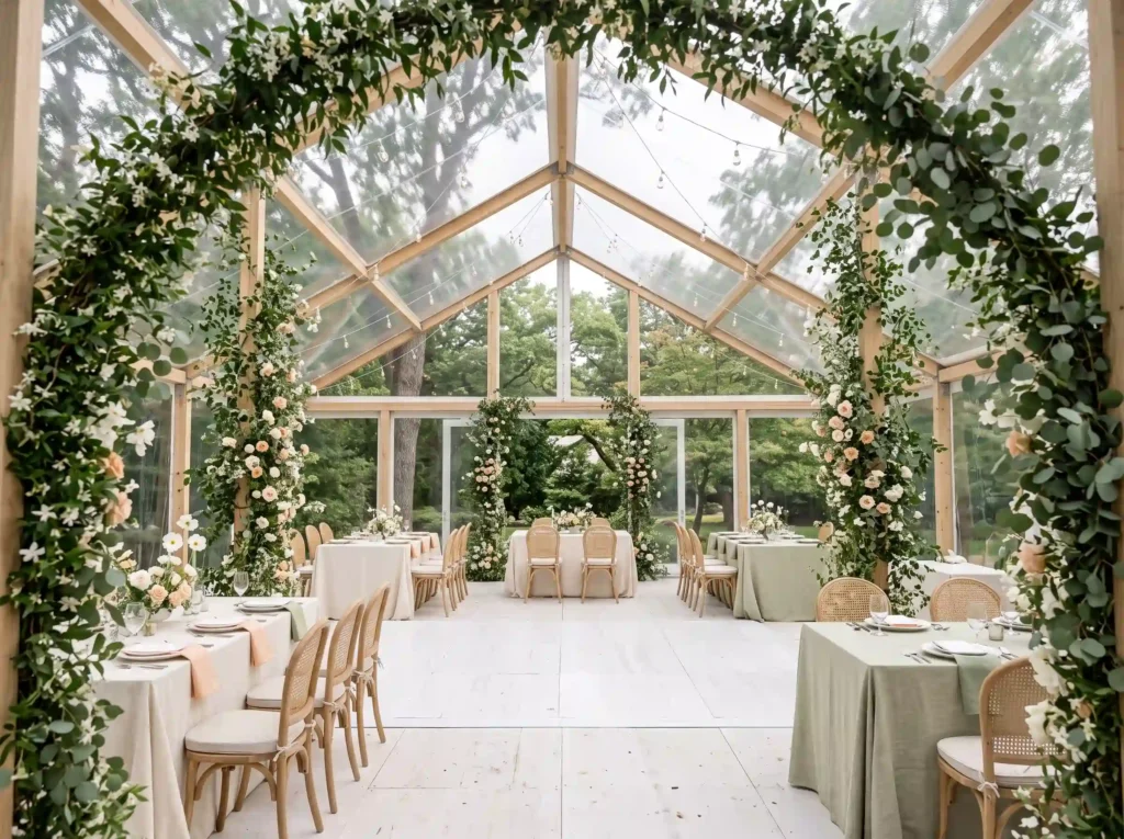 Garden Conservatory Tent Inspiration This design Backyard wedding conservatory pa… K