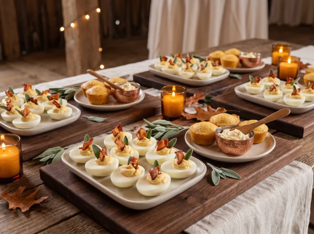 Maple Bacon Deviled Eggs Inspiration A familiar Maple bacon deviled eggs display