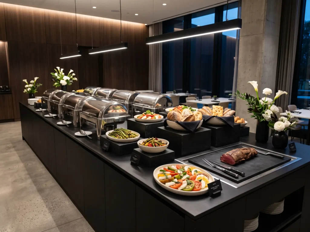 Modern Black and White Buffet Inspiration The cl Modern black and white buffet pr… K