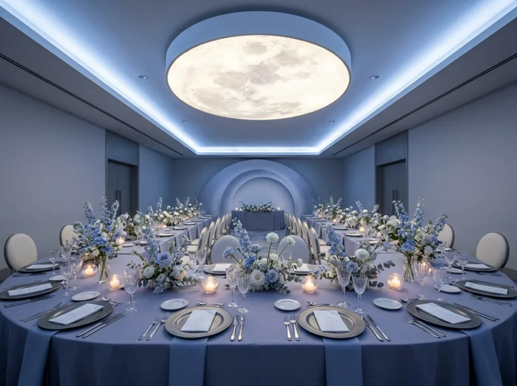 Winter Moonlight Dinner Inspiration Imagining a Winter moonlight dinner design