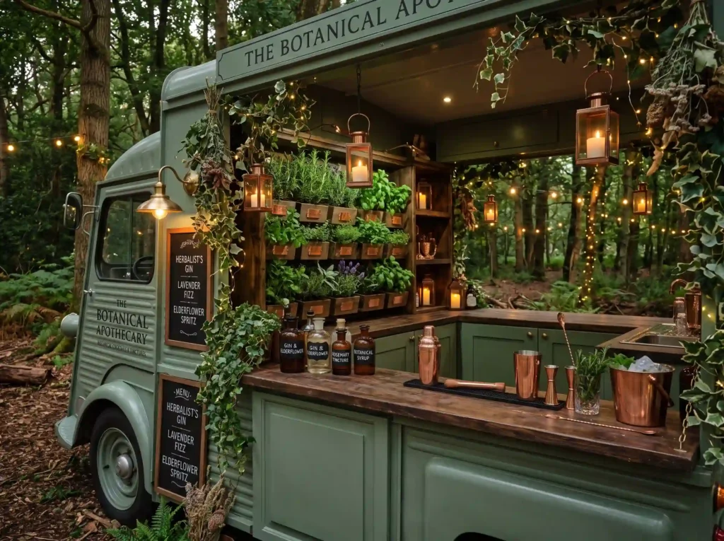 Botanical Cocktail Apothecary Inspiration Vintag Botanical cocktail truck design K
