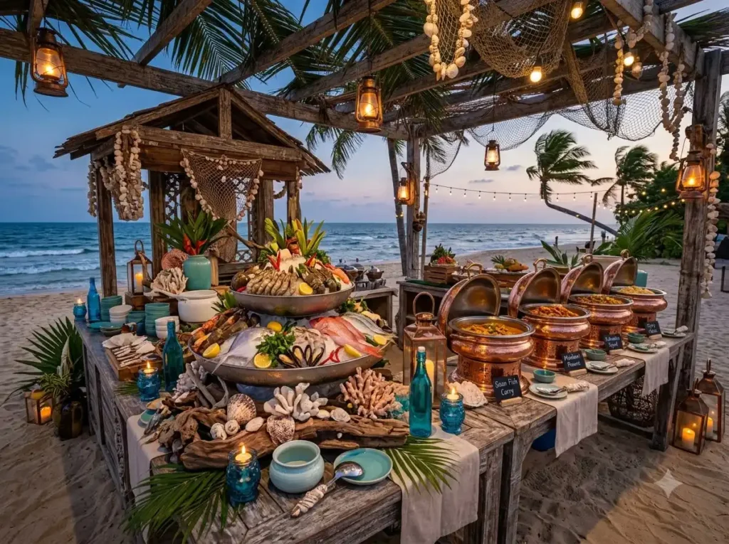 Coastal Seafood Feast Inspiration Indias coastal Coastal seafood feast presentation