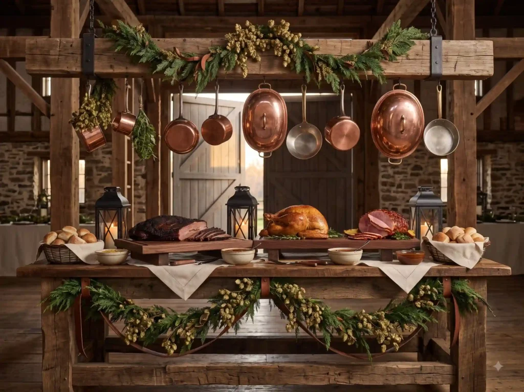 Rustic Smokehouse Carving Station Inspiration Cl Rustic smokehouse carving statio… K