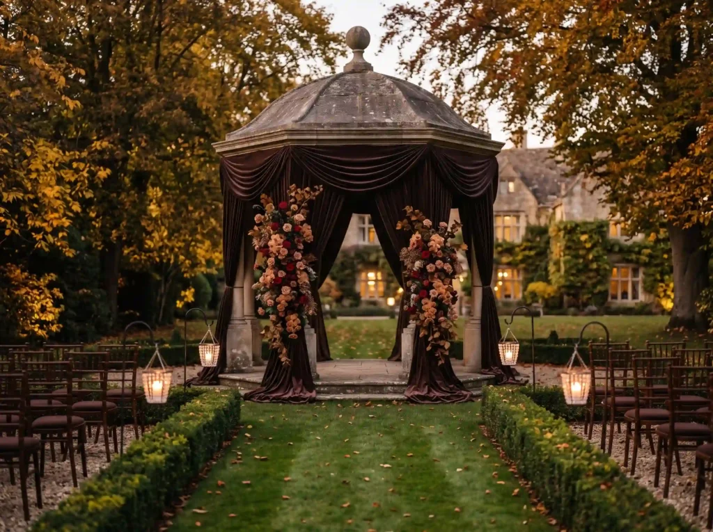 Velvet Manor Garden Inspiration Classic English Velvet manor garden wedding cere…