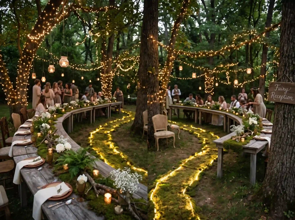 Woodland Fairy Reception Inspiration A magical f Woodland fairy reception planning K