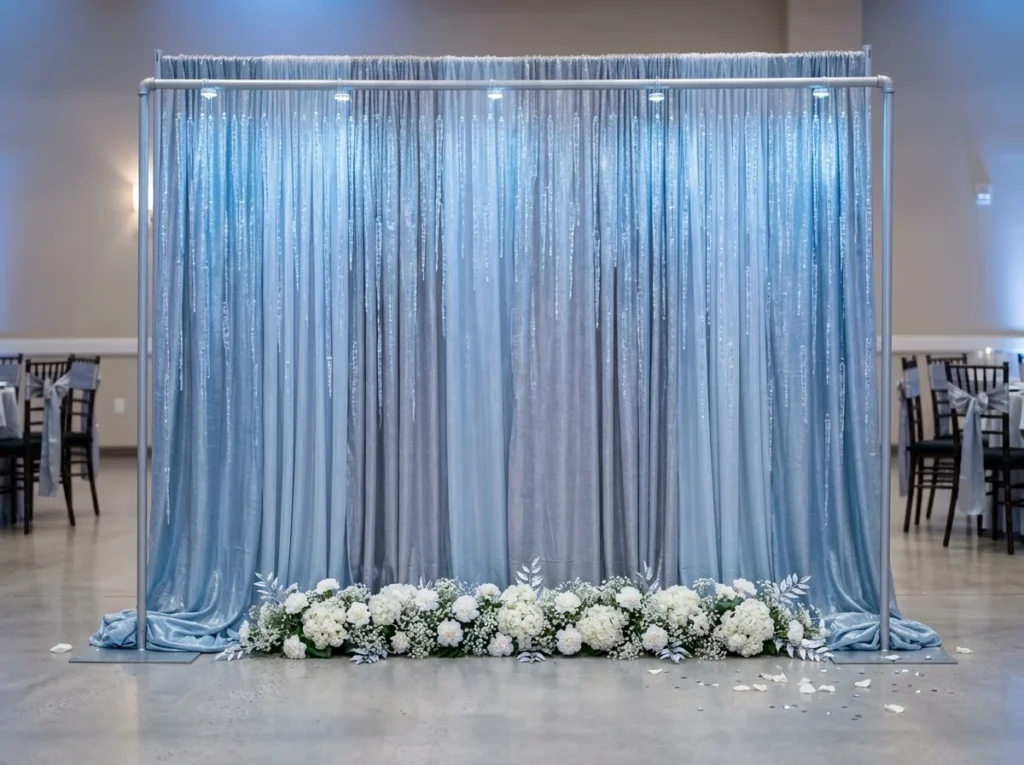 Crystal icicle photo backdrop de…
