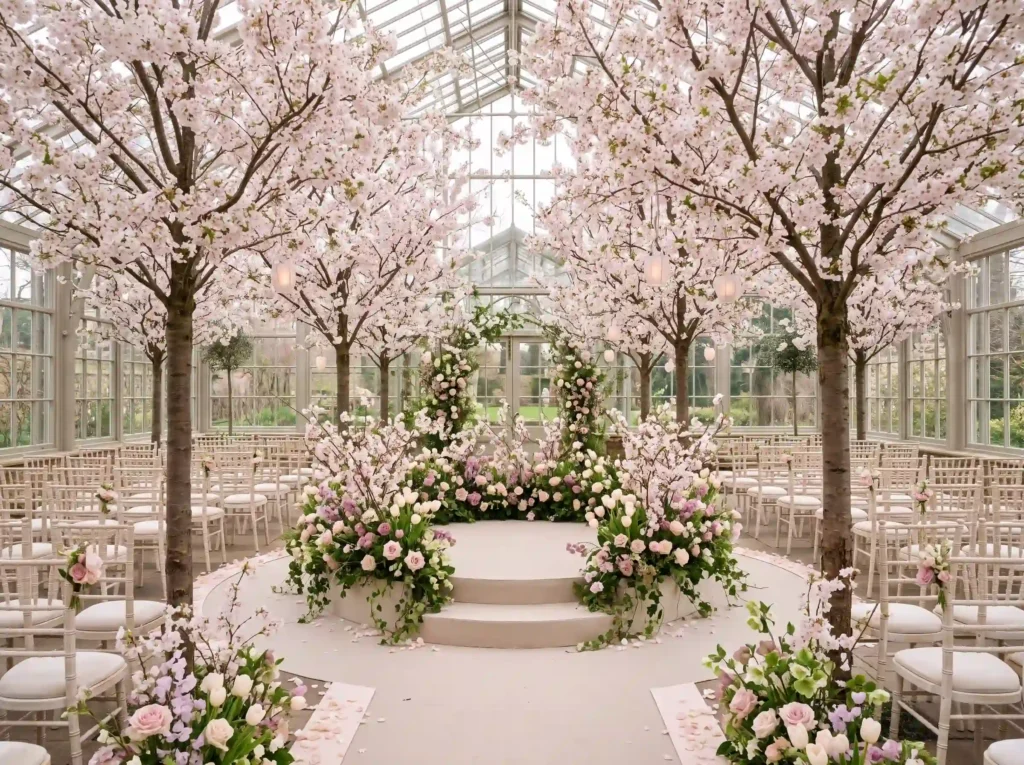 Cherry Blossom Promise Inspiration Celebrating t Spring cherry blossom wedding ce…