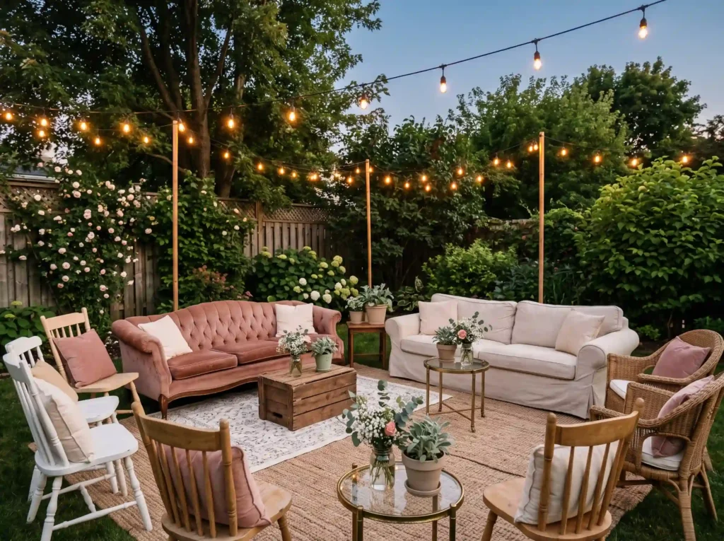 Garden Lounge Under Inspiration Instead of s Designing backyard garden lounge K