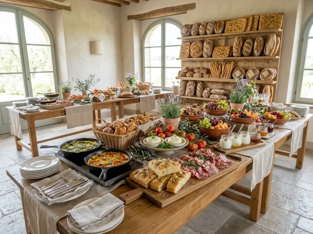 Italian Farmhouse Brunch Buffet Inspiration A re Italian Farmhouse Brunch Buffet