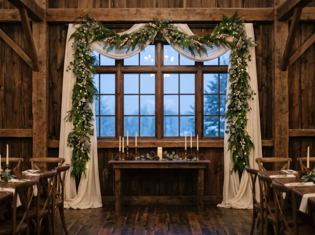 Eucalyptus Window Garland Inspiration Instead o Eucalyptus window garland framin… K