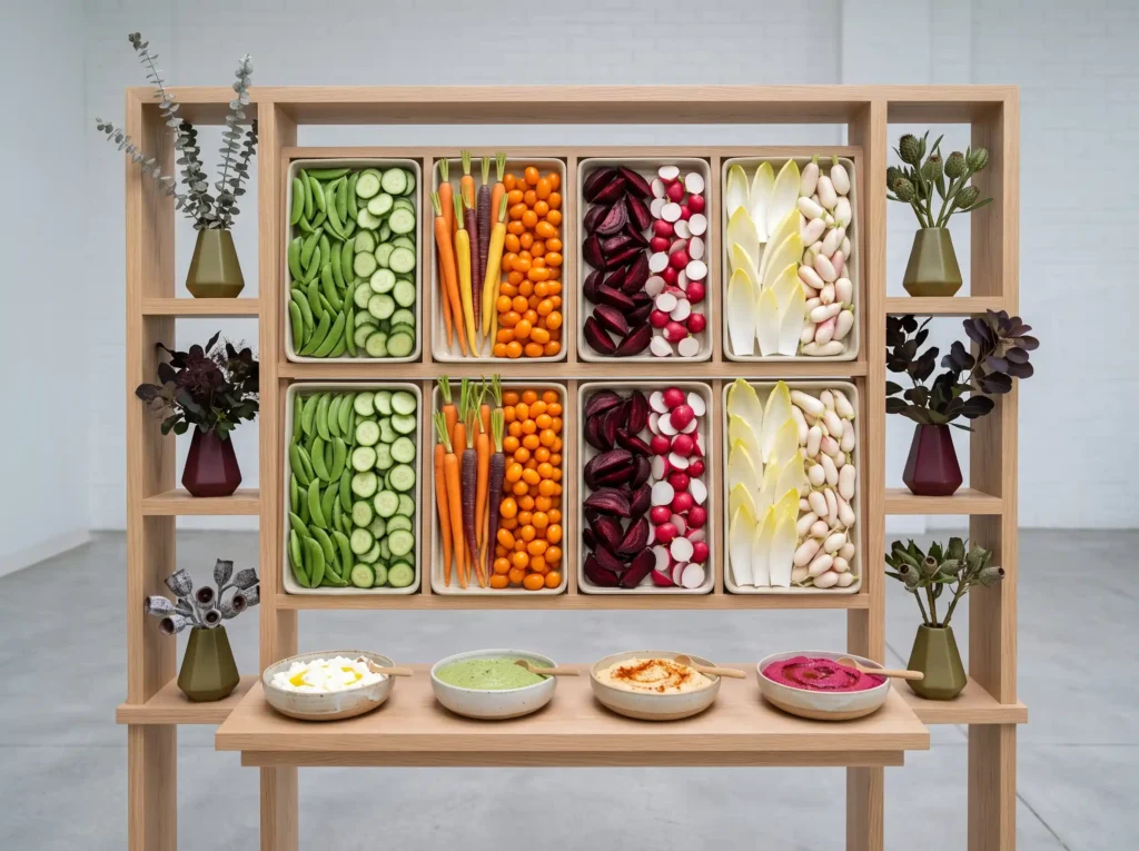 Modern Autumn Crudité Wall Inspiration A fresh Modern autumn crudité wall K