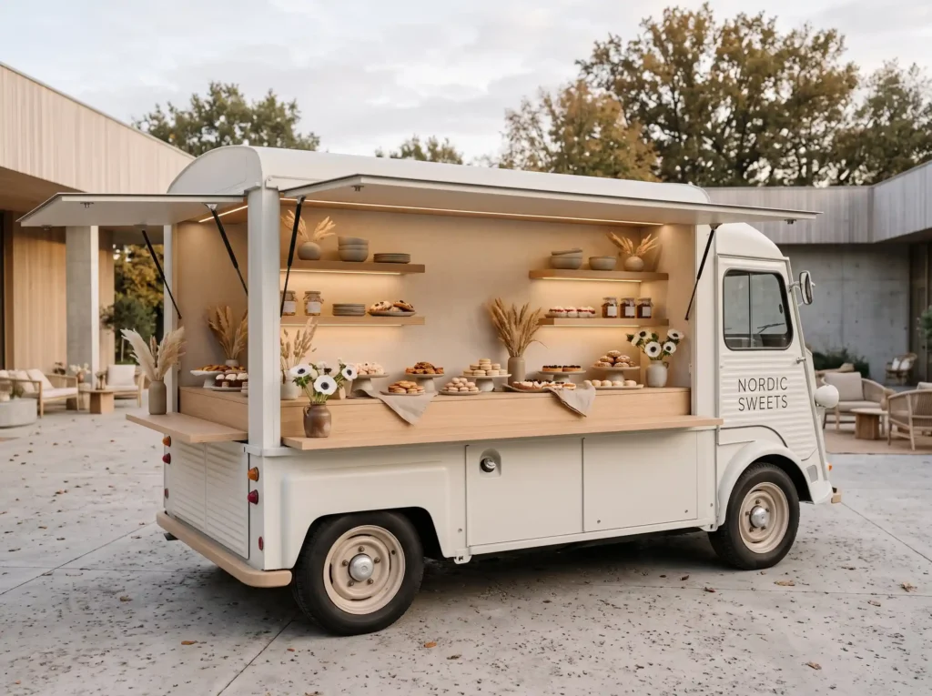 Scandinavian Sweet Cart Truck Inspiration Clean Scandinavian sweet cart truck de…